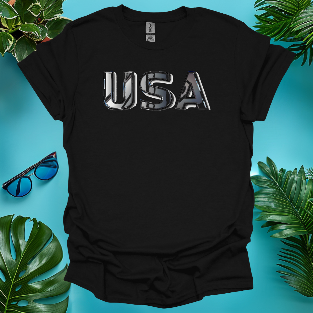 USA Distressed LOGO T-Shirt