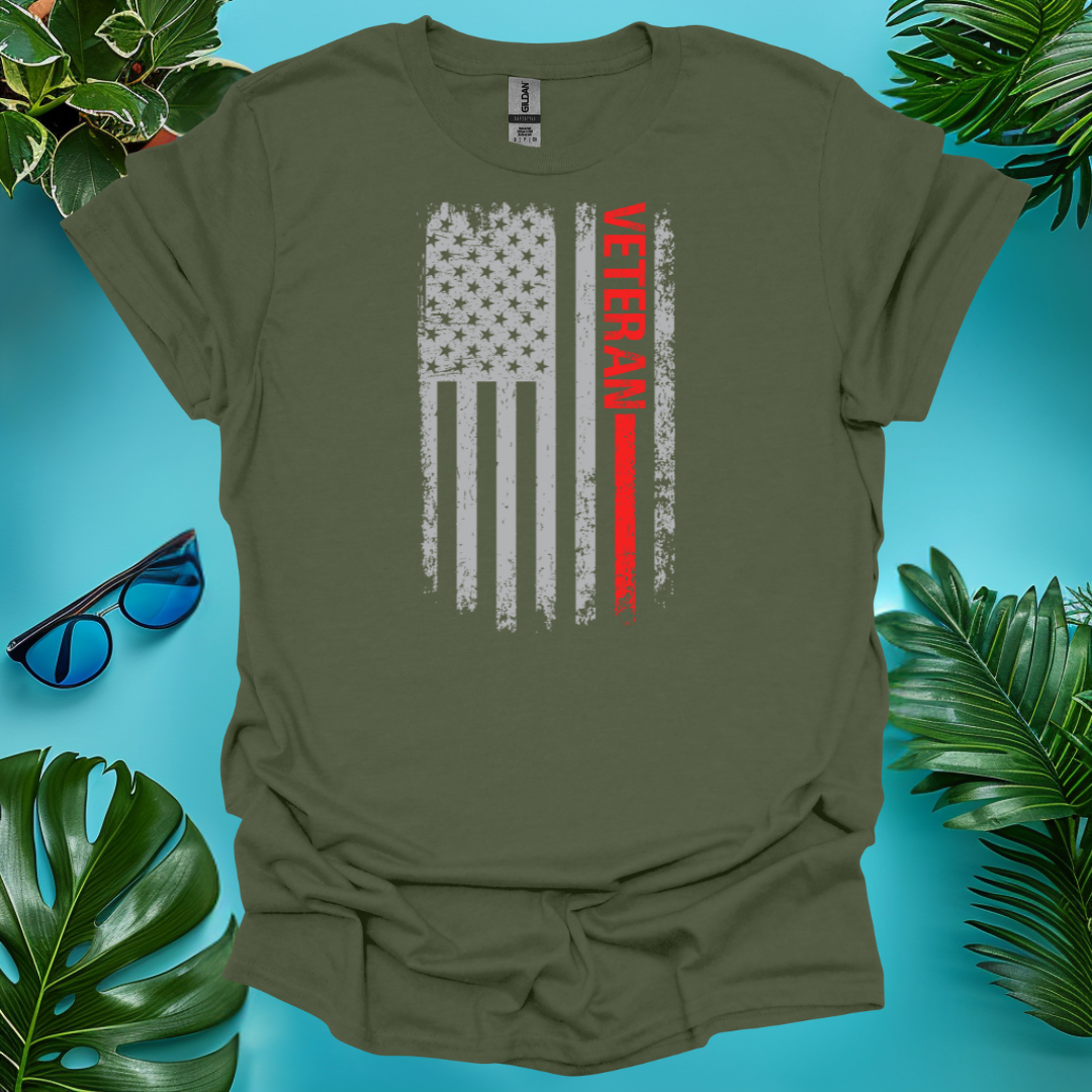 Red Line Veteran T-Shirt