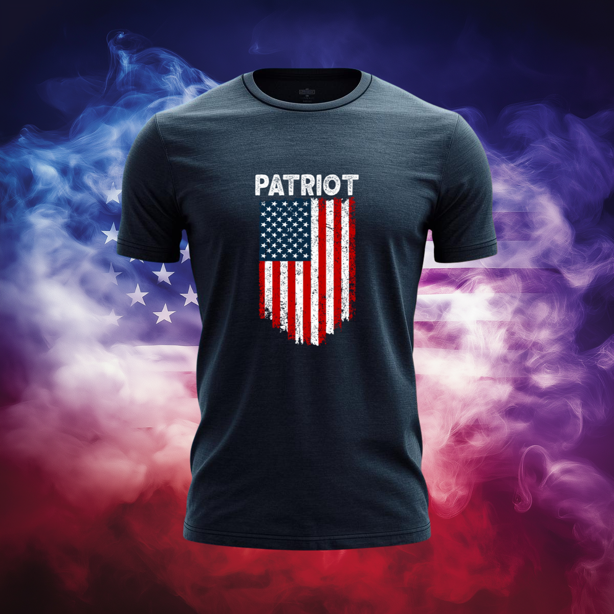 Patriot Distressed Banner Flag T-Shirt