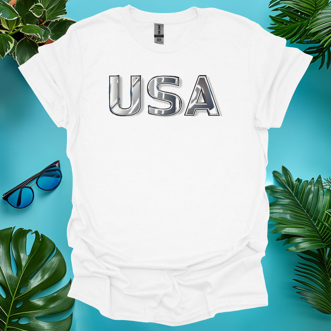 USA Distressed LOGO T-Shirt