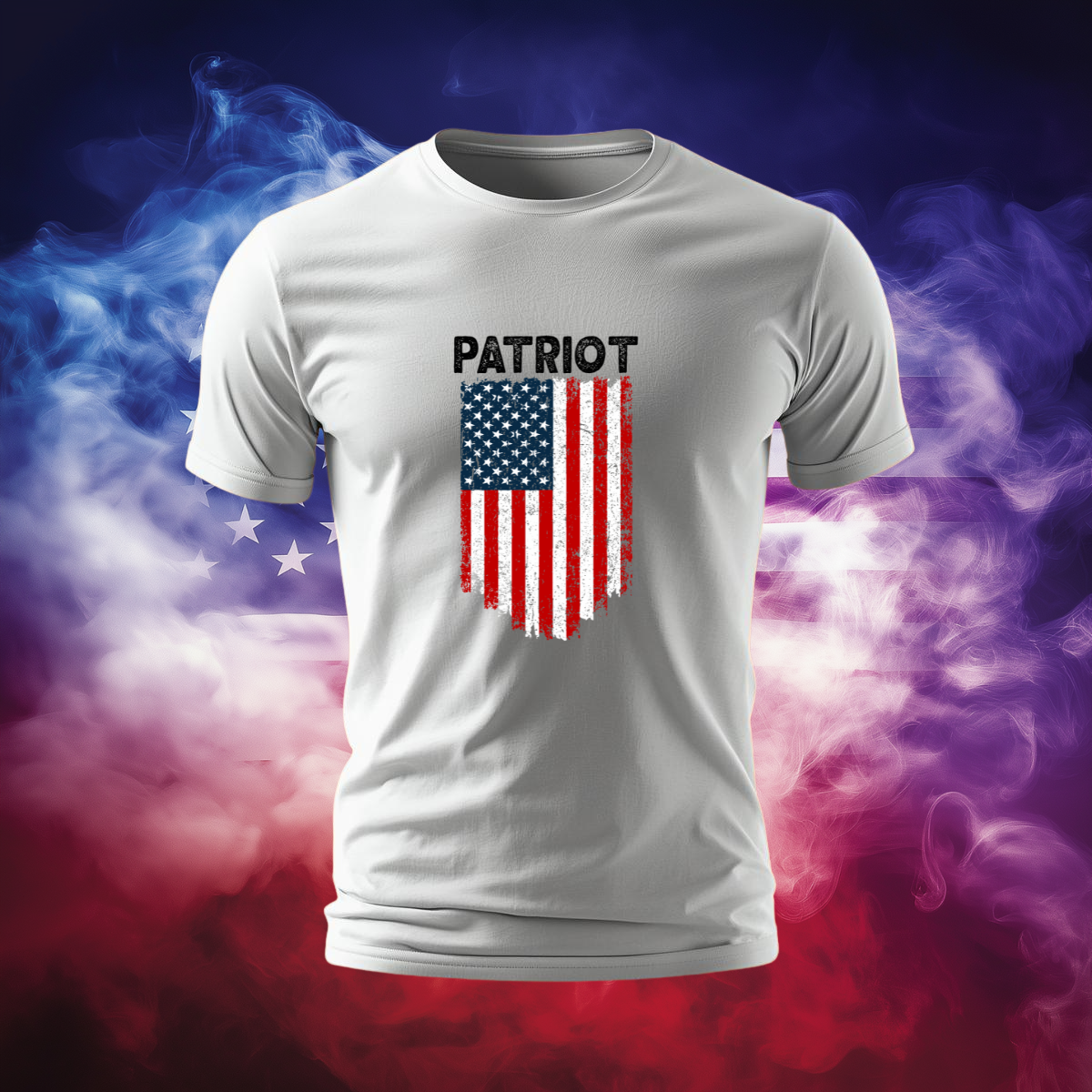 Patriot Distressed Banner Flag T-Shirt