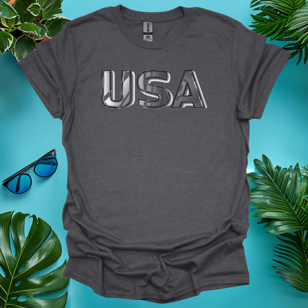 USA Distressed LOGO T-Shirt