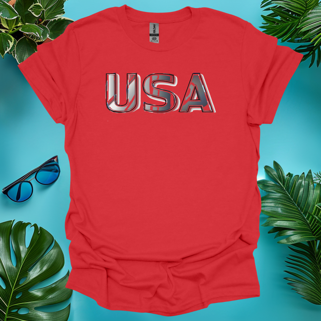 USA Distressed LOGO T-Shirt