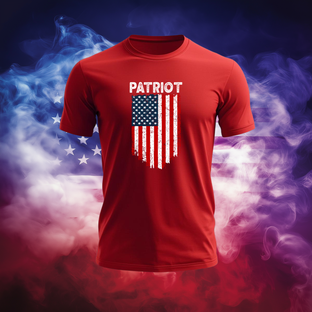 Patriot Distressed Banner Flag T-Shirt