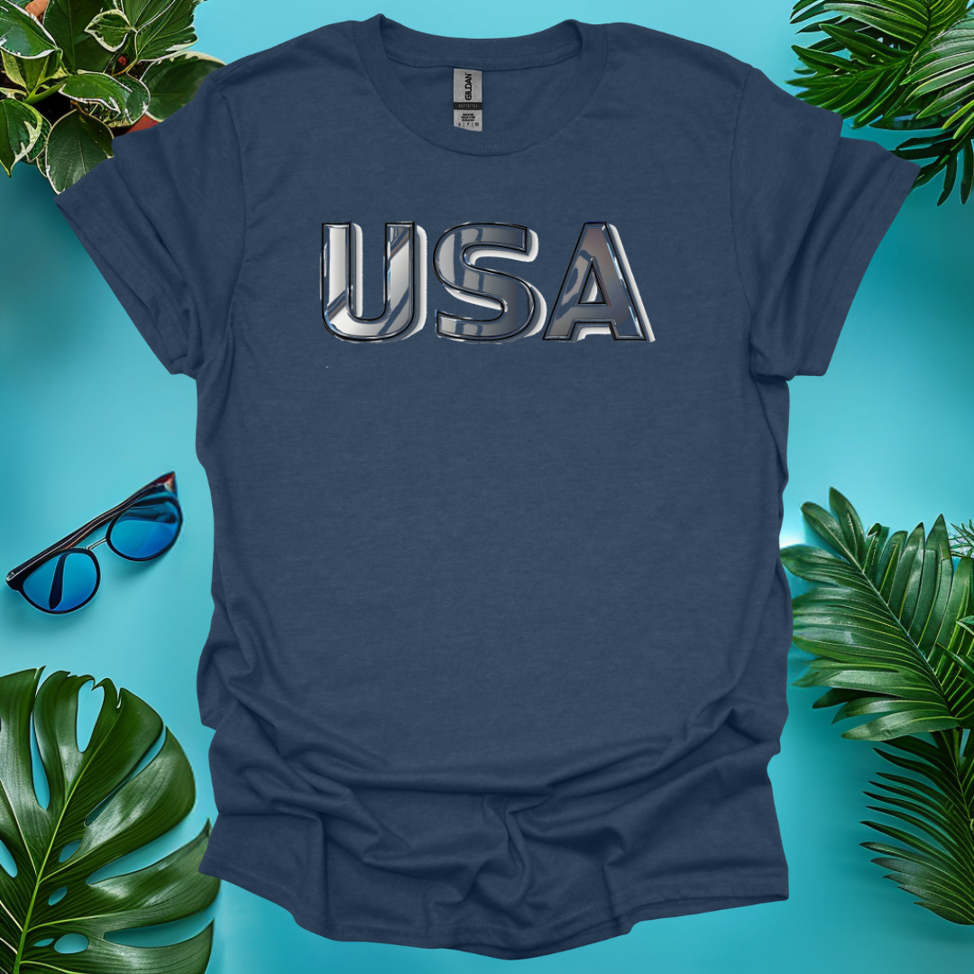 USA Distressed LOGO T-Shirt