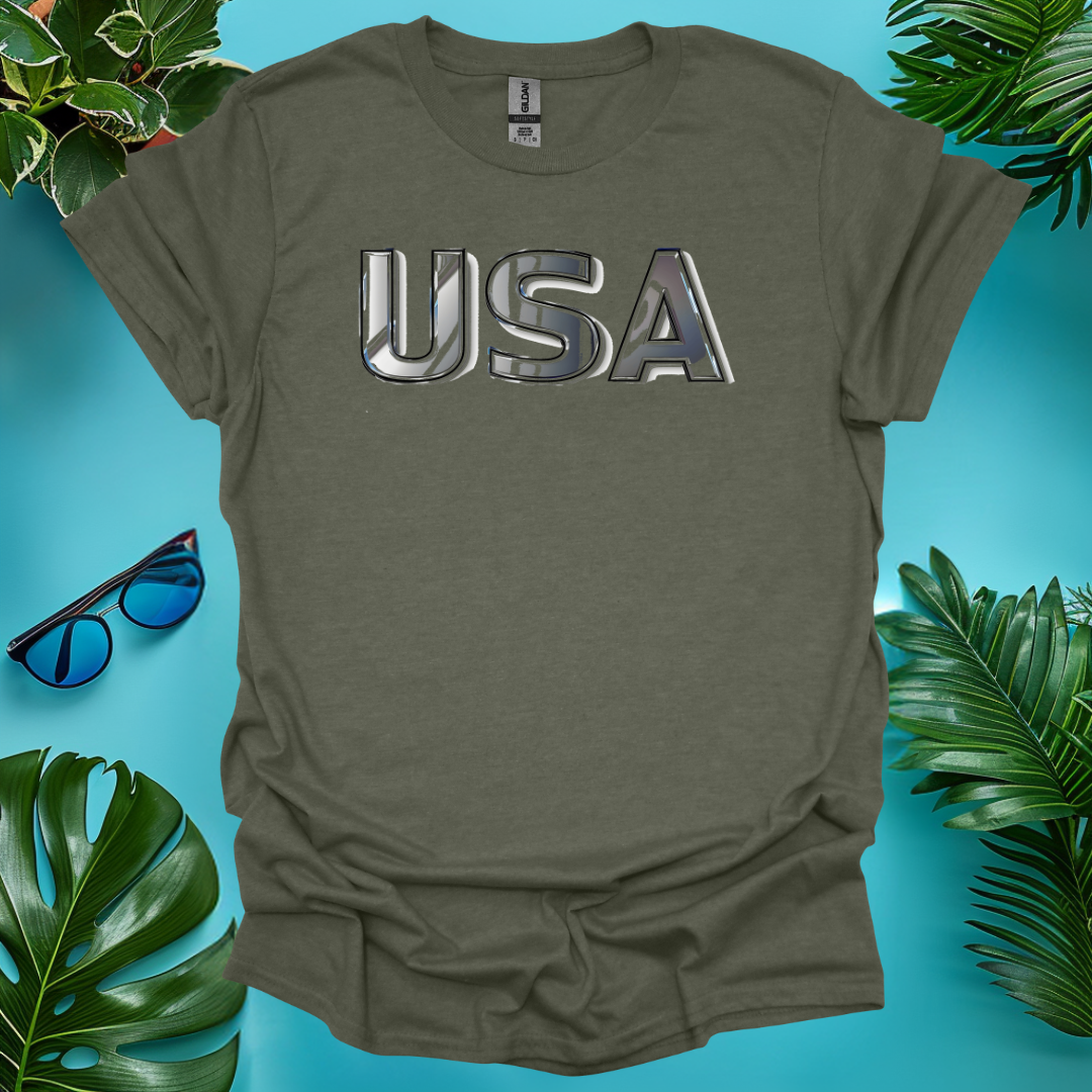 USA Distressed LOGO T-Shirt