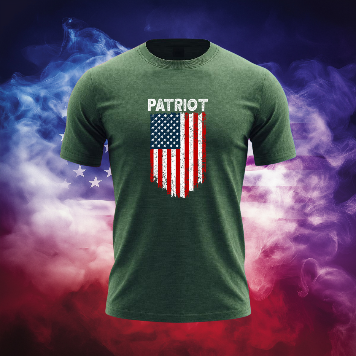 Patriot Distressed Banner Flag T-Shirt