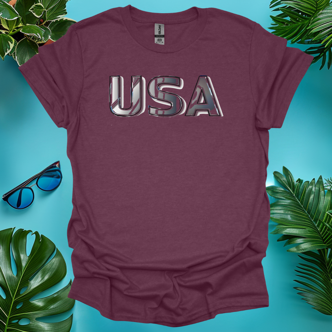 USA Distressed LOGO T-Shirt