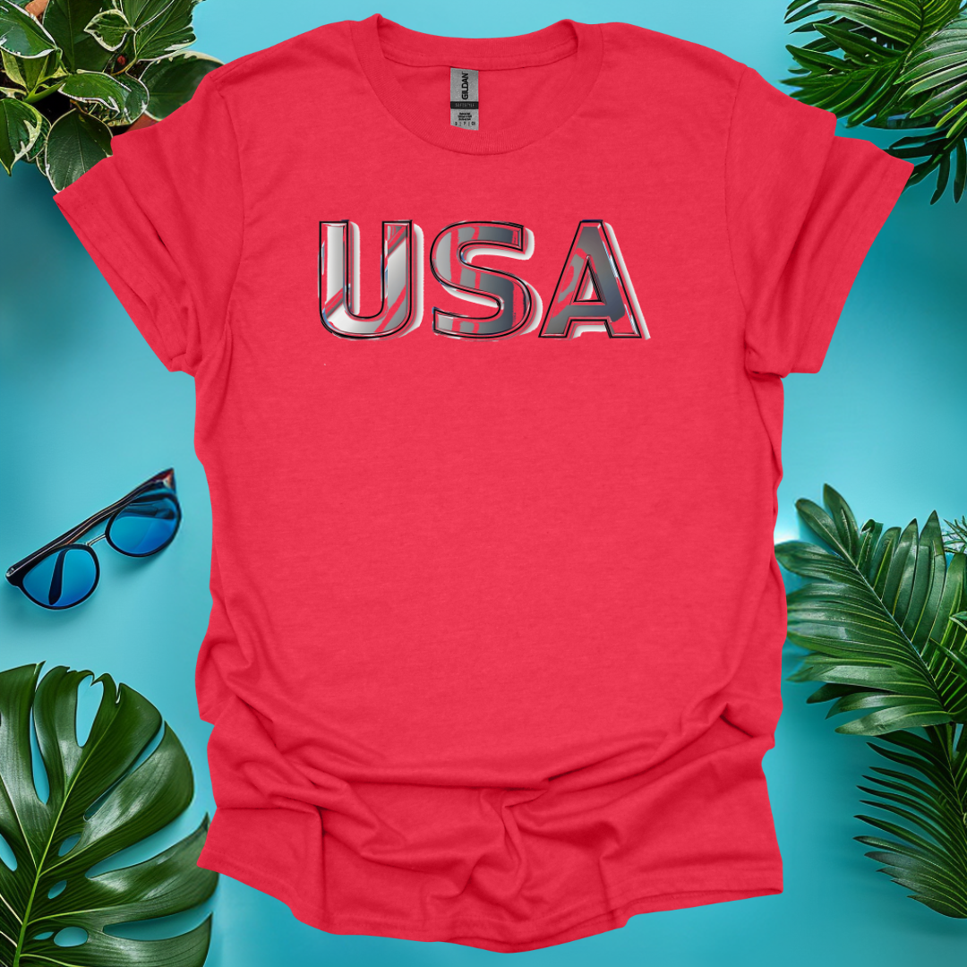 USA Distressed LOGO T-Shirt