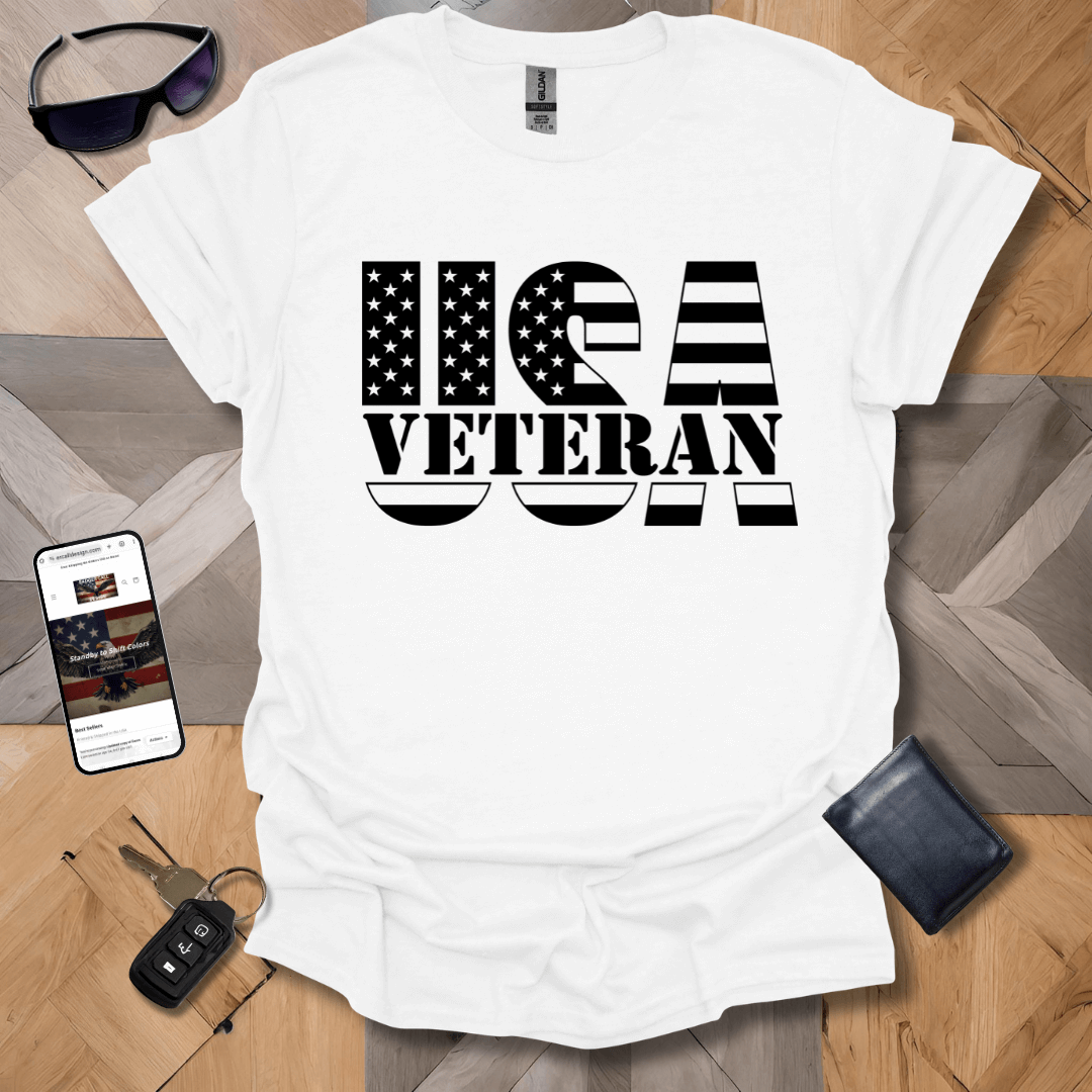 Veteran USA Veteran Black Logo