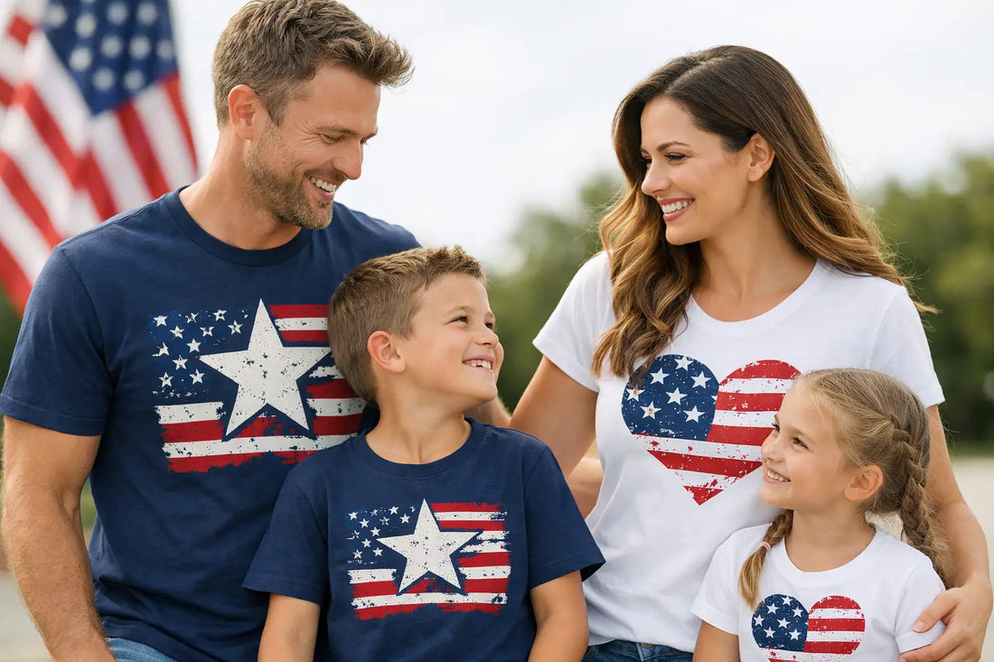 Patriotic T Shirts for Family Matching