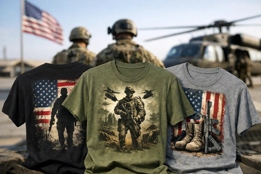 25 Pro Military Support Shirt Slogans That Hit