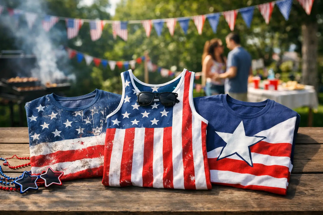Patriotic Shirts for Fourth of July Party Picks