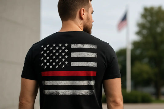 Thin Red Line Patriotic Shirt Meaning and Wear