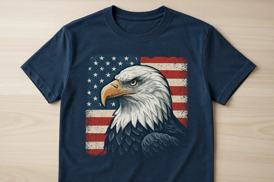 American Eagle Flag Graphic Tee Done Right