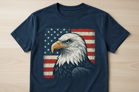 American Eagle Flag Graphic Tee Done Right