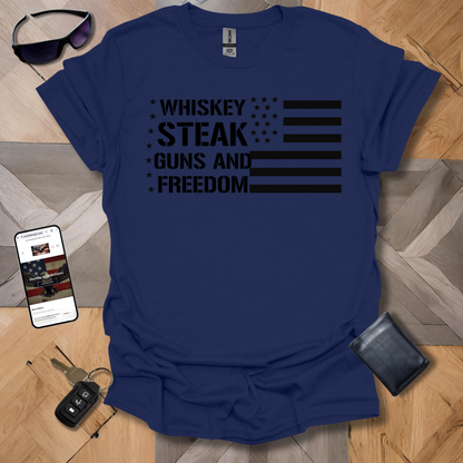 Patriot Whiskey and Steak T-Shirt