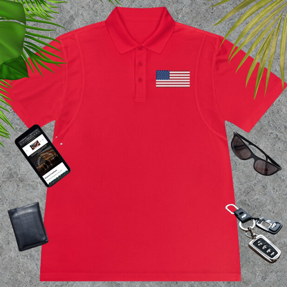 American Pride Sport Polo Shirt