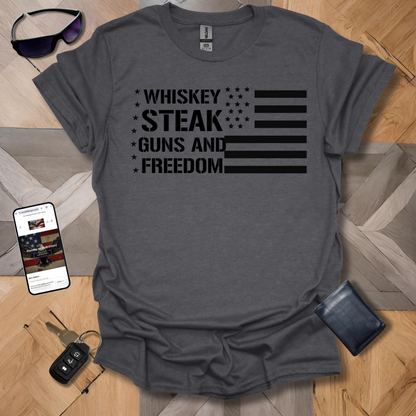 Patriot Whiskey and Steak T-Shirt