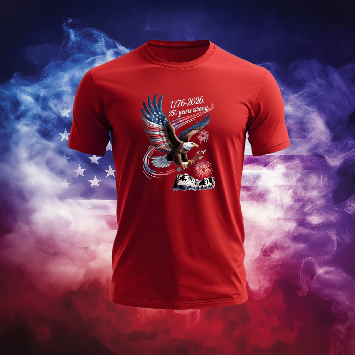 America's 250th Anniversary Eagle Flight – 1776-2026 Patriotic Celebration Tee