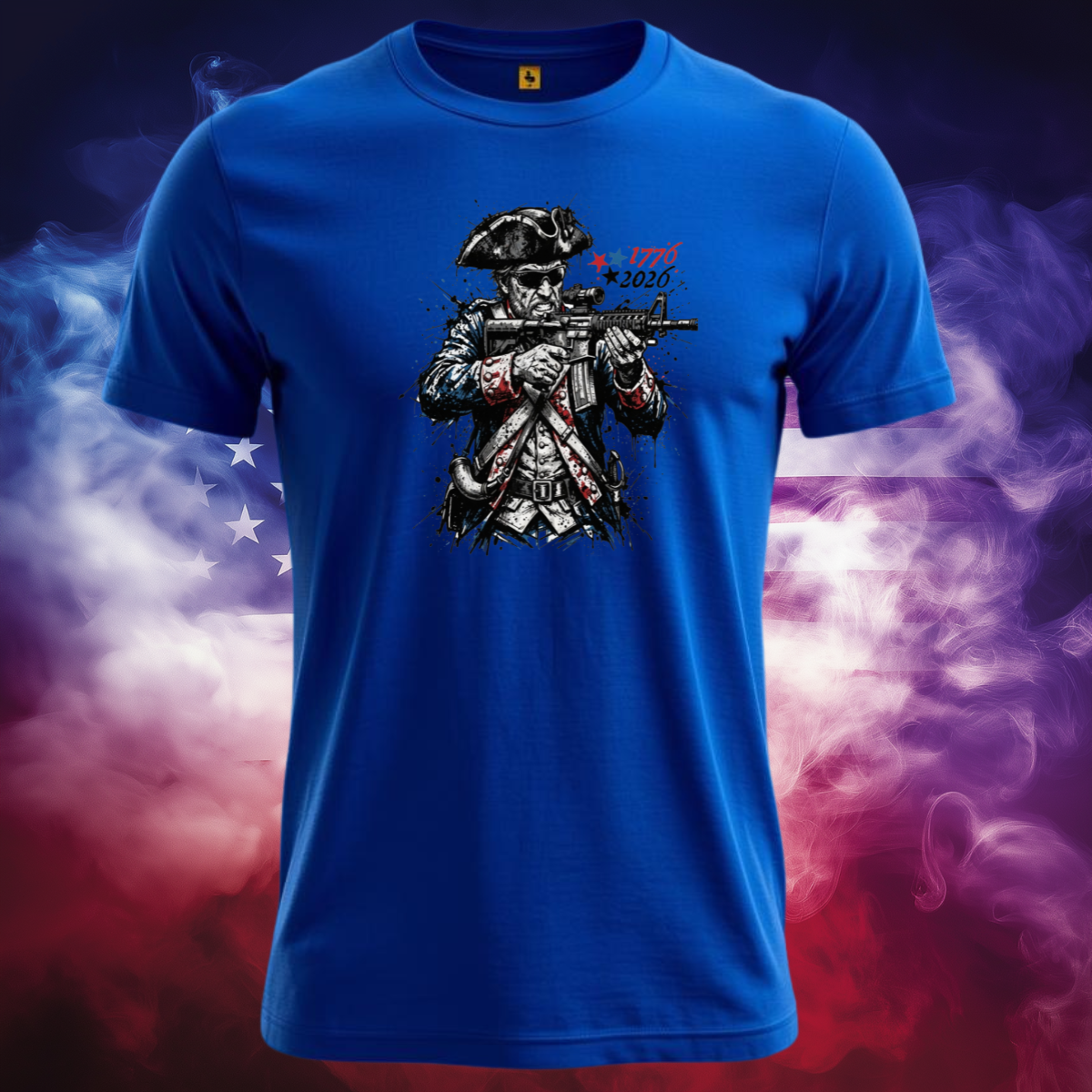 Splatter Patter | America's 250th Anniversary Patriot Shirt | 1776 Revolutionary Warrior Freedom Tee