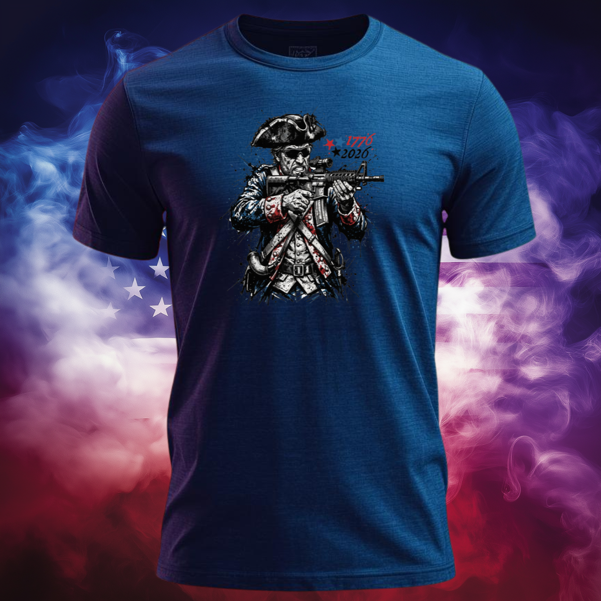Splatter Patter | America's 250th Anniversary Patriot Shirt | 1776 Revolutionary Warrior Freedom Tee