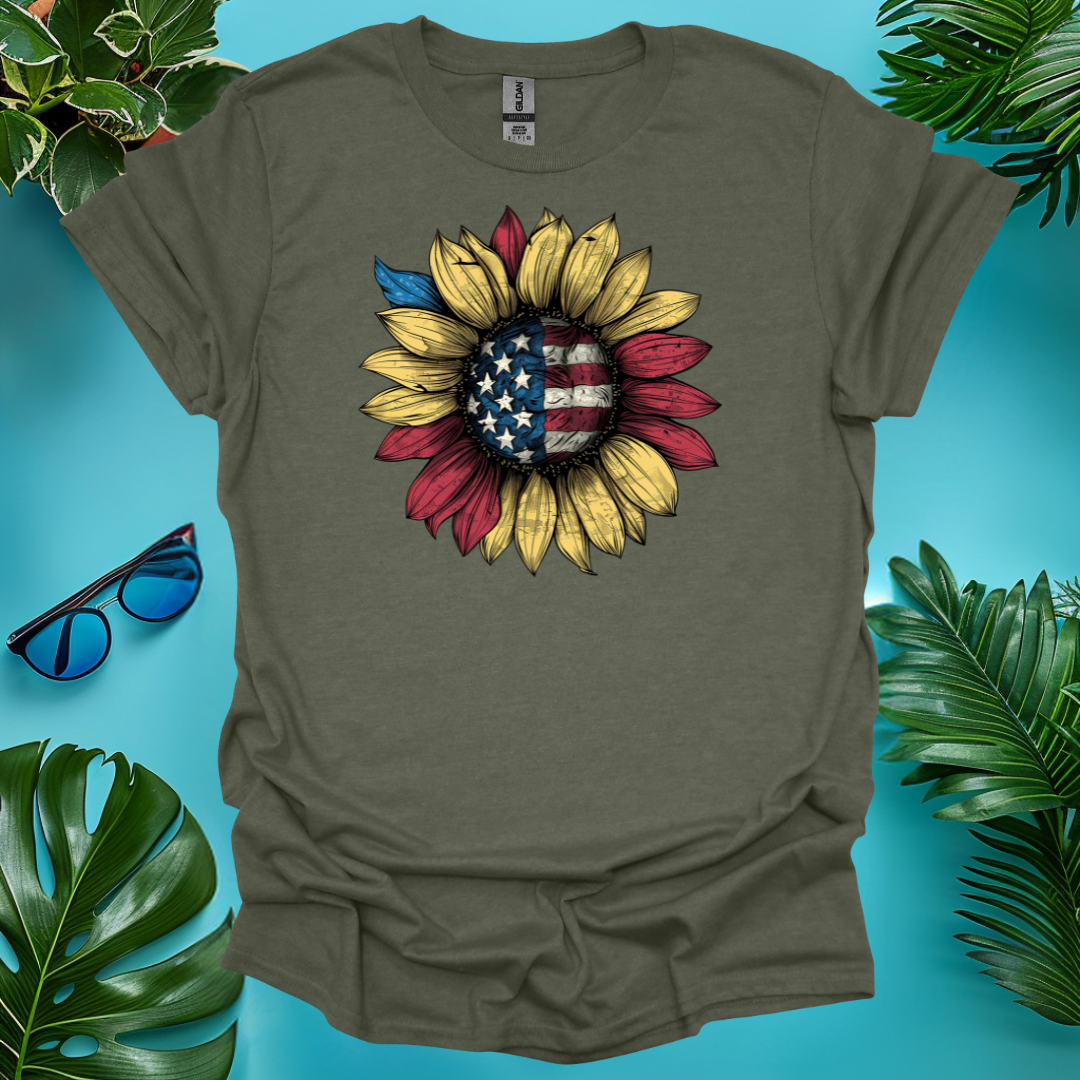 Sunflower Stars and Stripes T-Shirt