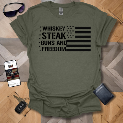 Patriot Whiskey and Steak T-Shirt