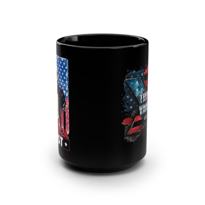 Patriotic Coffee Mug for Political Enthusiasts, Vintage Uncle Sam Design, Trump Vance 2024, Election Gift, Ideal for Elections