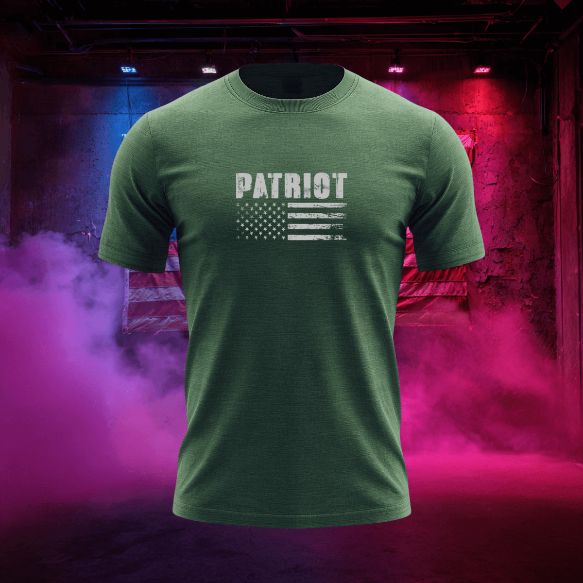 Patriot Distressed Flag T-Shirt