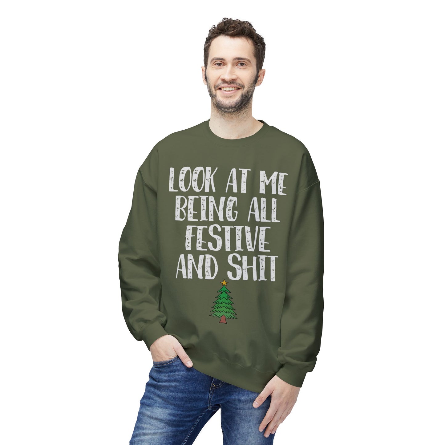 Look at Me Ugly Christmas Sweater Custom Designed for YOU!