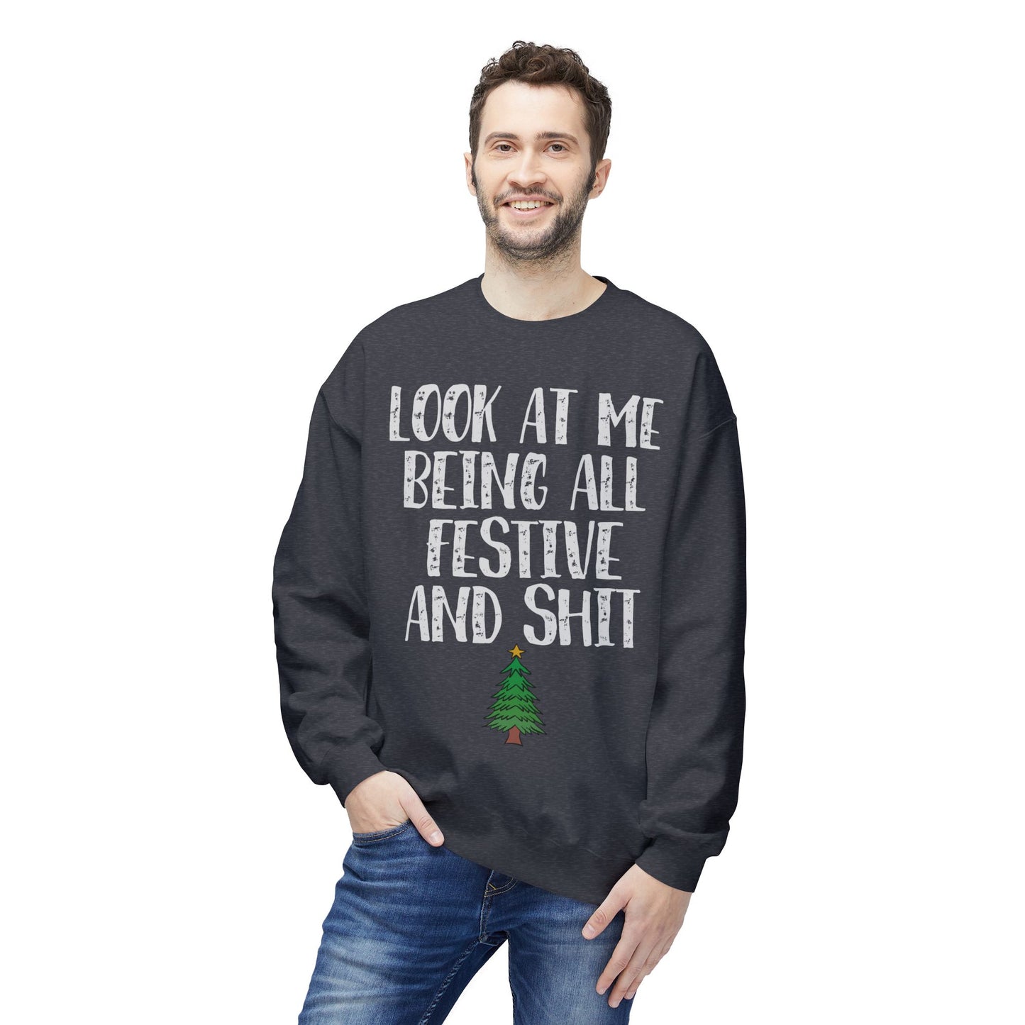 Look at Me Ugly Christmas Sweater Custom Designed for YOU!