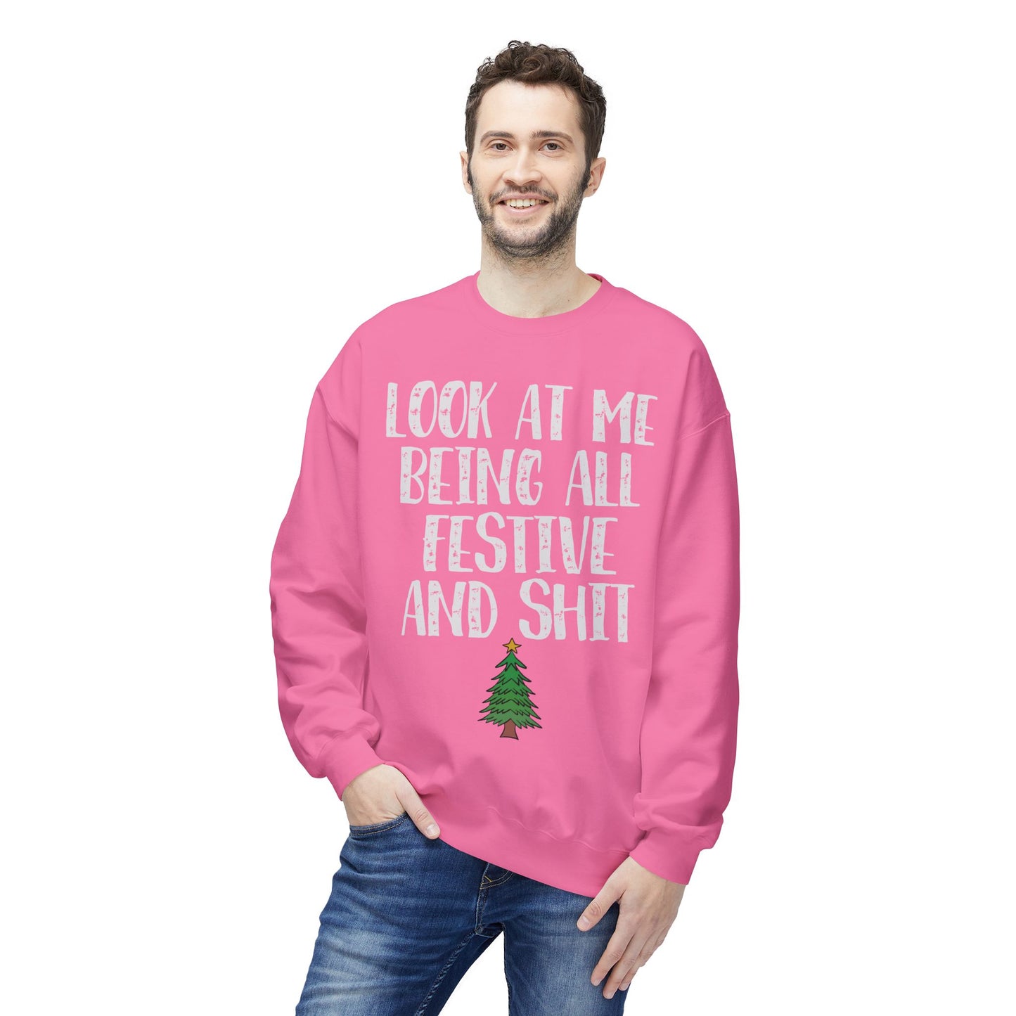 Look at Me Ugly Christmas Sweater Custom Designed for YOU!