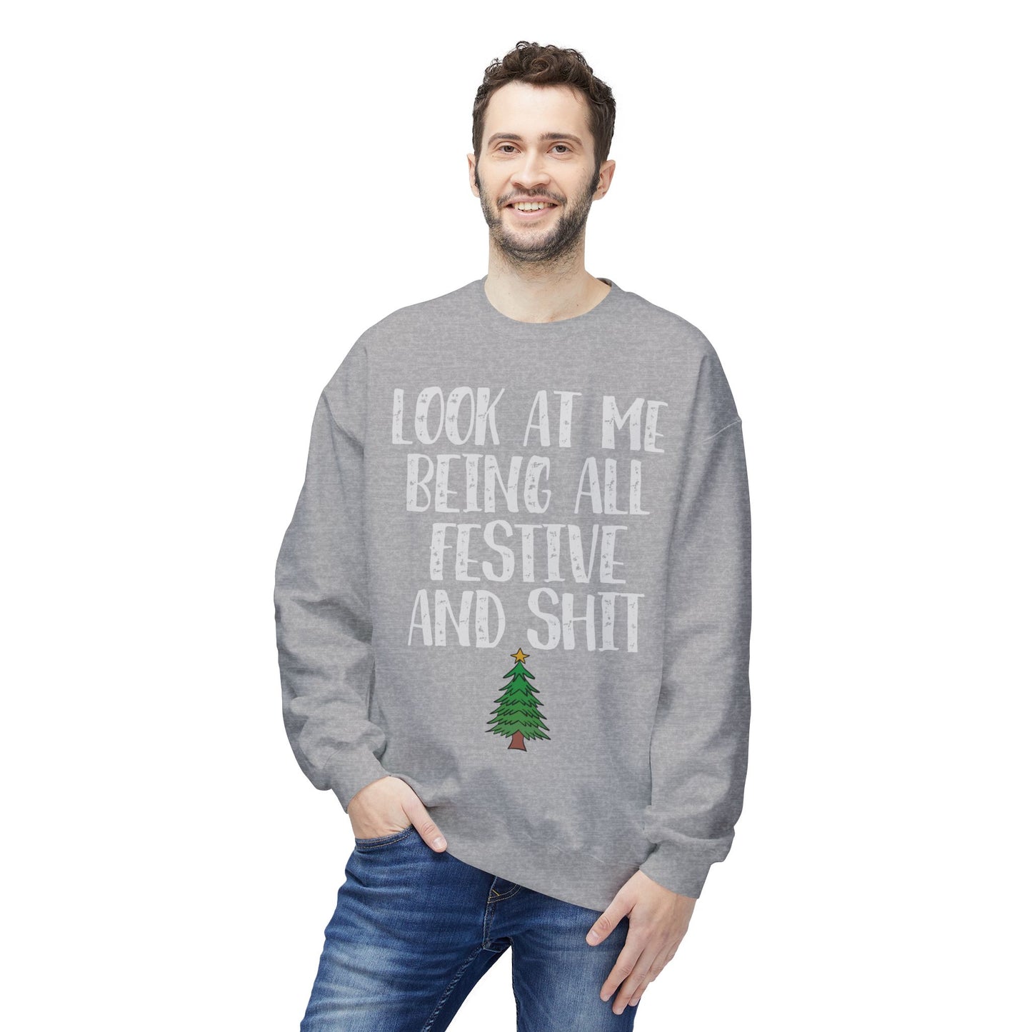 Look at Me Ugly Christmas Sweater Custom Designed for YOU!