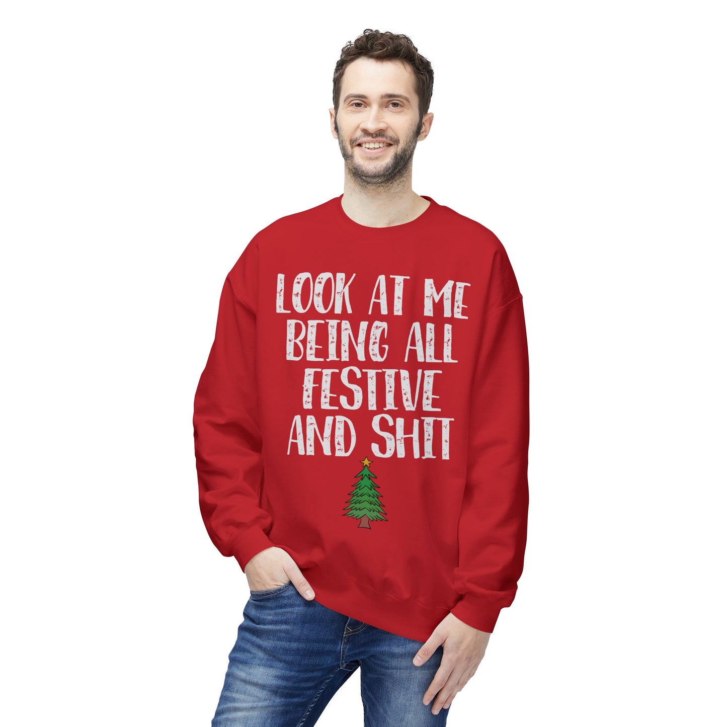 Look at Me Ugly Christmas Sweater Custom Designed for YOU!