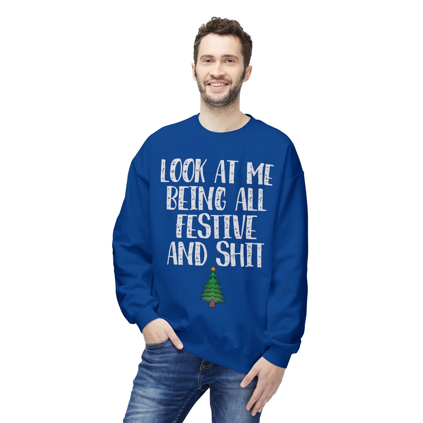 Look at Me Ugly Christmas Sweater Custom Designed for YOU!