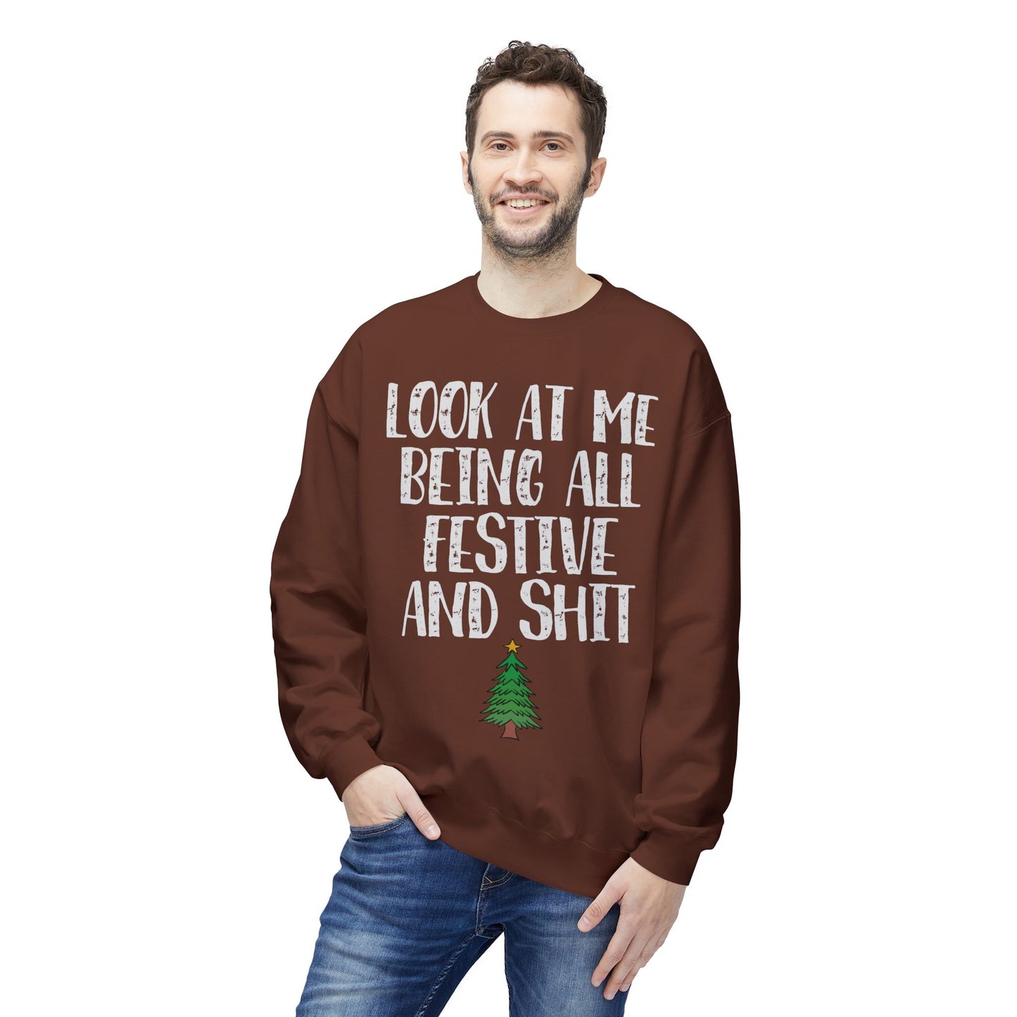 Look at Me Ugly Christmas Sweater Custom Designed for YOU!