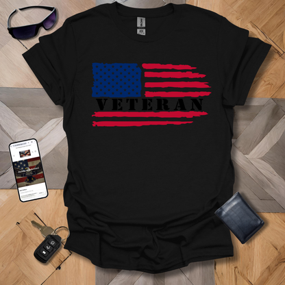 American Distressed Flag Vet_L_Half Color