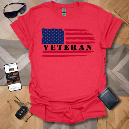 American Distressed Flag Vet_L_Half Color Heathers