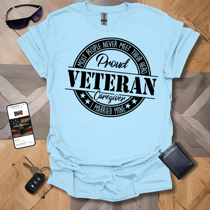 Proud Veteran Caregiver Black Logo