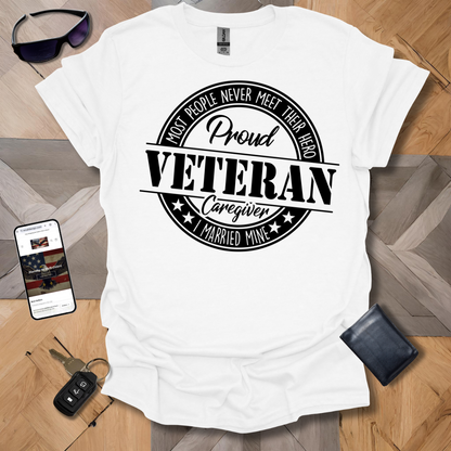 Proud Veteran Caregiver Black Logo