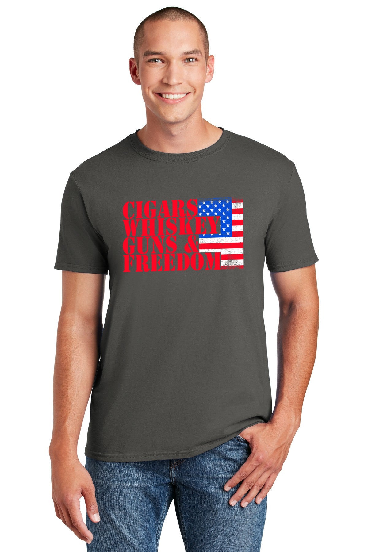 Cigars, Whiskey, Guns, and Freedom T-Shirt