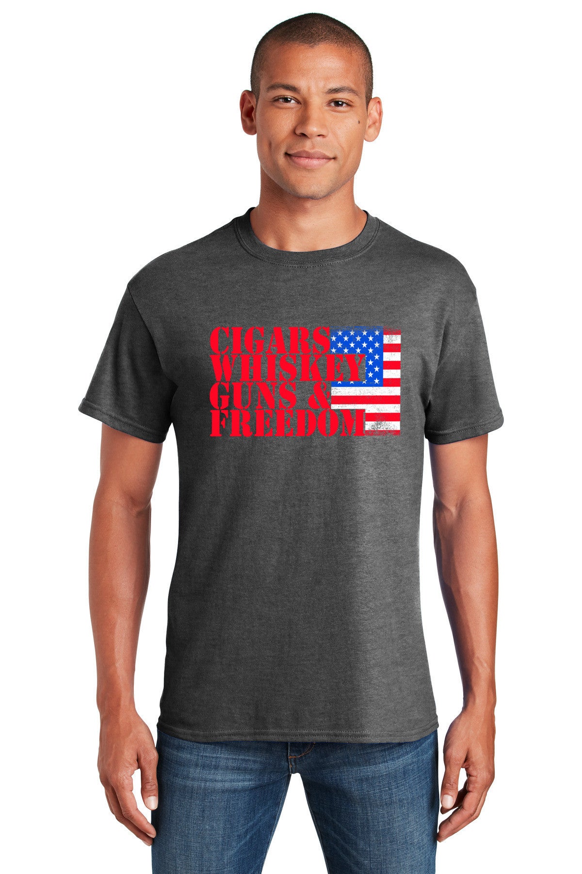 Cigars, Whiskey, Guns, and Freedom T-Shirt