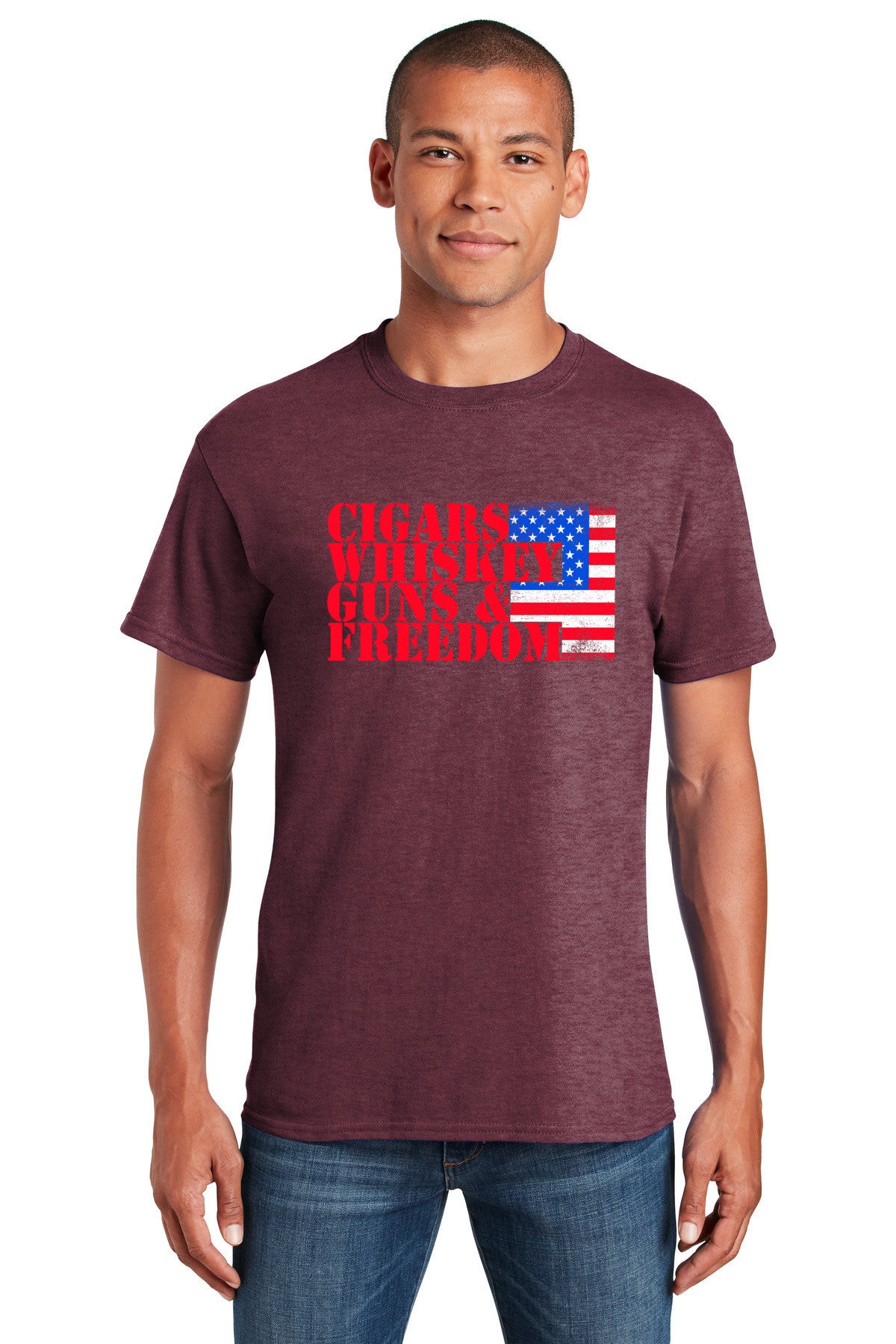 Cigars, Whiskey, Guns, and Freedom T-Shirt