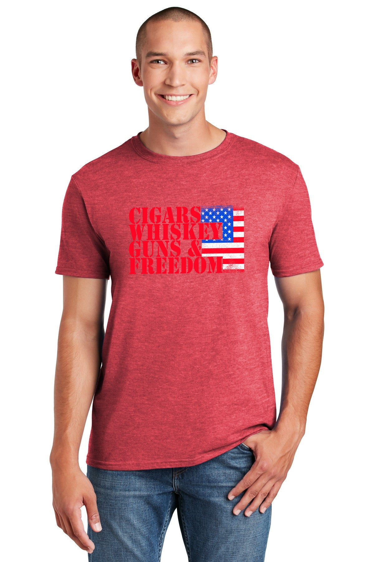 Cigars, Whiskey, Guns, and Freedom T-Shirt