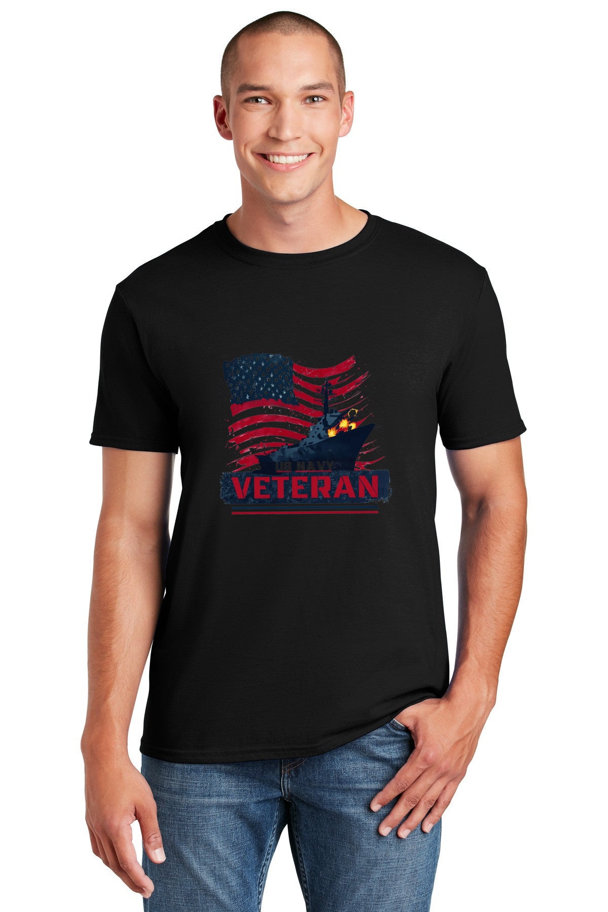 US Navy Destroyer Silhouette T-Shirt